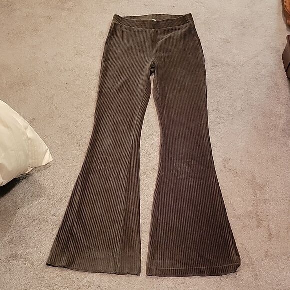Aerie green corderoy flare pants sz small - Picture 1 of 10
